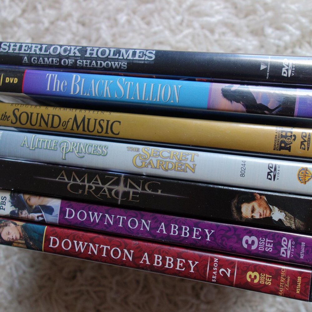 Set of 7 DVDs - Movies